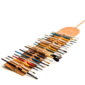 Porte-crayons en cuir de haute qualité, organiseur professionnel pour artistes, outil de dessin, OEM ODM, en vente à bas prix - Product Image 2