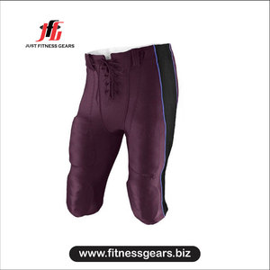 Men's American Football Jersey Pants Set Sublimated Moisture Wicking V-Neck Short Sleeve Mesh Uniform 24 - Product Image 2