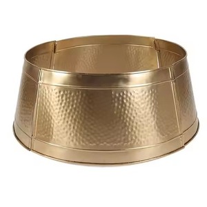 Large Size Round Shape Christmas <b>Tree</b> Collar In Metal For Home Livingroom Festival Decorative Use <b>Tree</b> Collar <b>Stand</b> - Product Image 2