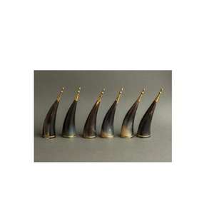 Jarra de Cerveza de Cuerno de Búfalo Vikingo al por Mayor, Hecha a Mano, Estilo Vintage, de Latón, Ecológica, Acabado Natural, Diferentes Tamaños - Product Image 5