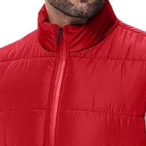 2025 New Arrival Men's Warn Winter Shiny Quilted Puffer Jacket <b>Windbreaker</b> Padded Thick <b>Black</b> Hooded Bubble - Product Image 2