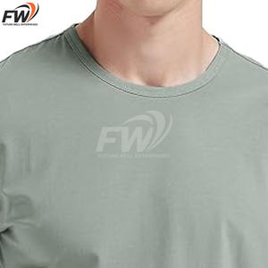 T-shirts pour hommes OEM, style unique, respirants, vêtements décontractés, 100% coton, coupe régulière, col rond, personnalisables, confortables, séchage rapide - Product Image 6