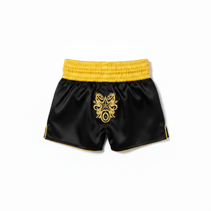 Shorts de boxe personnalisés de haute qualité, nouveau style, shorts de boxe pour adultes, dernier design - Product Image 4