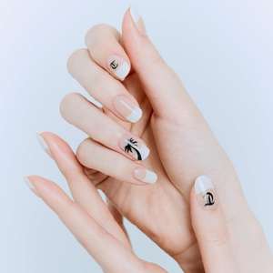 Autocollants pour ongles en gel de qualité salon 100% réels coréens, manucure végétalienne, sans cruauté, personnalisables, vente en gros - Product Image 3