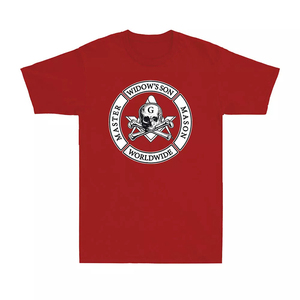 T-shirt pour homme de la franc-maçonnerie, motif F & AM, équerre et compas, haute qualité, sur mesure, manches courtes - Product Image 3