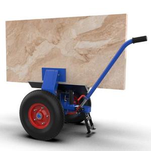 Self Locking <b>Trolley</b> for Easy Transport of Stone Slabs, Glass, and Granite Ideal Equipment for Handling Stones - Product Image 5