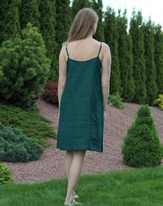 New Arrival Mini Summer Formal Cotton Slim Fit Slip Sundress Beach <b>Dress</b> for Women - Product Image 3