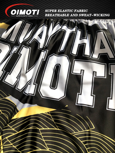 ONE Fitness Quick Dry <b>Elastic</b> Sports Shorts for Men Casual Martial Arts Boxing Wrestling Training Pants - Product Image 6