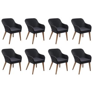 Set da pranzo Patio nero 9 pezzi - Product Image 2