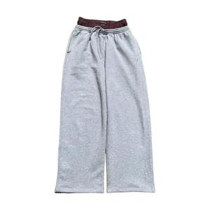 Pantalones Deportivos Personalizados para Hombre, de Alta Calidad, de Algodón, con Estampado Y2K, Vintage, Negros, de Lujo, Lavados al Ácido, de Pierna Recta, Holgados - Product Image 1