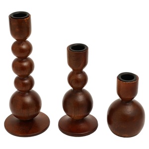 Élégant Porte-Bougie en Bois pour Bougies Chauffe-Plat, Décoration Rustique pour la Maison, Centre de Table, Support de Bougie Fait Main, Activités Religieuses de Noël - Product Image 3