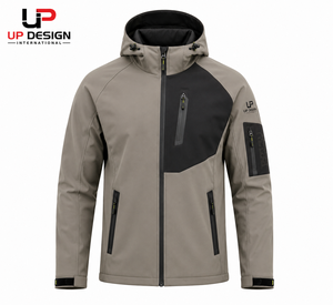 Veste Softshell à Capuche Personnalisée pour Homme, Imperméable, Coupe-Vent, Doublée Polaire, pour Activités de Plein Air, Randonnée, Vêtements de Travail, OEM ODM - Product Image 2