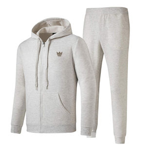 Ensemble de survêtement 2 pièces pour femme, haut à capuche zippé à manches longues et pantalon de jogging, vêtements de sport à prix raisonnable - Product Image 1