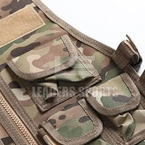 Chaleco Táctico de Paintball Transpirable e Impermeable de Poliéster/Nailon, con Tirantes Ajustables y Personalizable para Entrenamiento y Uso en Campo - Product Image 6