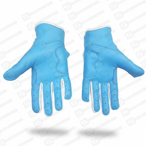 Gants de baseball et de softball en cuir véritable, personnalisables (couleur, taille, logo), pour lanceur et frappeur droitier, à doigts entiers, pour le sport - Product Image 2