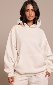 Men's High Quality Winter Streetwear Hoodie Custom Embroidery Plain Dyed Polyester/Cotton Fabric Fleece Breathable <b>Sweatshirt</b> - Product Image 4
