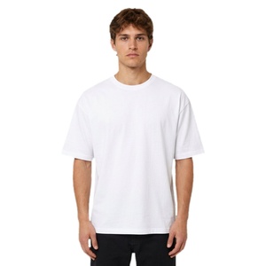 Custom drop shoulder mens <b>tshirt</b> Low MOQ for US Streetwear Brands with drop shoulder and dtg printing - Product Image 3