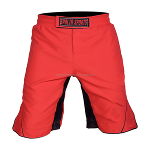Meilleure vente Short de combat en maille avec logo personnalisé en polyester respirant pour hommes Short en maille personnalisé double couche d'entrejambe de 5 pouces avec poches - Product Image 3