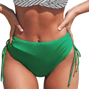 Best Selling Women's 3-Piece <b>Bikini</b> Sets Customized Design <b>Rhinestone</b> Decoration Front Logo Print Breathable Quick Dry Swimwear - Product Image 3
