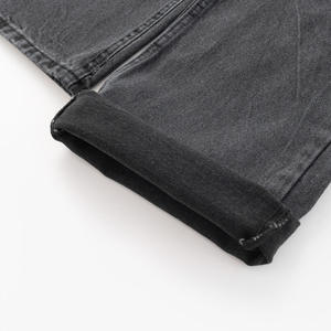 Pantalones Vaqueros Cargo Personalizados con Lavado Claro, Estilo Vintage, Anchos, Desgastados y con Pierna Ancha para Otoño e Invierno - Product Image 4