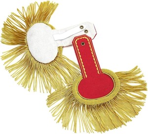 Hamza Badges OEM Imperial Gold Bullion Eco-Friendly Handmade Epaulettes Fringe Braid Wholesale Decorative Trim Wire - Product Image 5