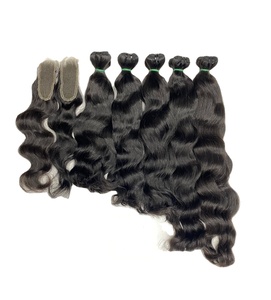 Cabello de trama ondulado natural de doble estirado superventas para mujeres negras - Product Image 1