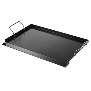 Piastra per Griglia a Gas Rettangolare Portatile in Acciaio al Carbonio 24x16 Pollici, Piastra Universale Teppanyaki per BBQ, Pentole e Padelle - Product Image 5
