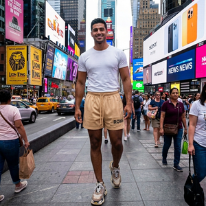 Double <b>Layer</b> Sublimation Plain 100% Polyester Mesh Elastic Waist Casual Breathable Gym Blank Basketball Custom Men's Shorts Dry - Product Image 6