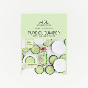 Mascarilla facial Embiel Pure Oi Intensive Mask Sheet, 10 mascarillas faciales coreanas de hidrogel con Aloe Vera - Product Image 6