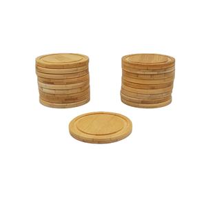 Sous-verres en bois avec logo personnalisé, simples et élégants, durables et respectueux de l'environnement du Vietnam, offre spéciale - Product Image 1