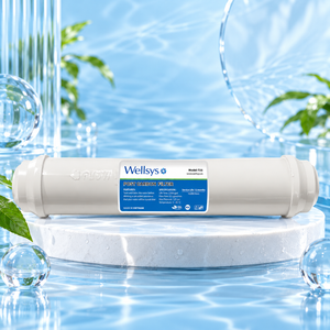 Wellsys T33 Cartucho de Filtro de Agua de Carbón Activado en Línea de 10 Pulgadas, Filtro de Repuesto para Sistemas de Ósmosis Inversa - Product Image 1