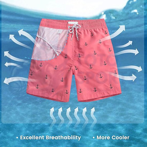 กางเกงขาสั้นผู้ชายสำหรับฤดูร้อน ดีไซน์ใหม่ ผ้าเนื้อนุ่ม ระบายอากาศได้ดี เอวยางยืด น้ำหนักเบา เหมาะสำหรับวิ่ง ผลิตตามสั่งจากซัพพลายเออร์ชั้นนำ - Product Image 4