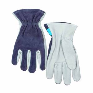 Gants de Conduite en Cuir de Vachette Pleine Fleur et Croûte de Cuir, Performance Optimale, Unisexe, pour Travaux Intenses et Activités de Plein Air - Product Image 2