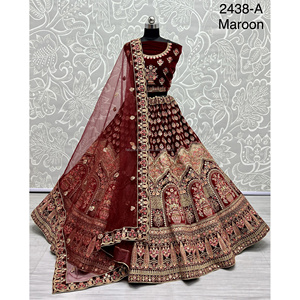 Nupcial Indio Desgaste Terciopelo Colecciones Para Novia Con Zarkhan Trabajo Por Fabzone - Product Image 5