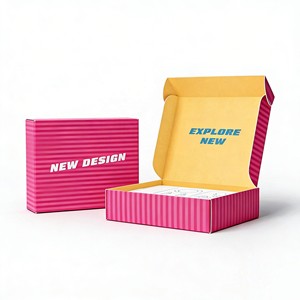 Échantillons Gratuits - Boîtes d'Emballage Pliables en Papier Biodégradable pour Expédition - Logo Personnalisé - Vêtements - Cosmétiques - Product Image 3