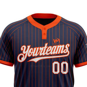 Maillot de baseball professionnel à deux boutons, best-seller, prix raisonnable, fabriqué au Pakistan - Product Image 4