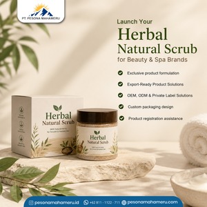 Custom Herbal <b>Body</b> <b>Scrub</b> Natural Exfoliating Skin Care Routine Smooth Radiant Skin OEM ODM - Product Image 3