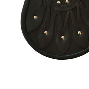 GNG IMPEX Kilt de tartán de lana hecho a mano para hombre, estilo semi-formal, con cierre de pasador, para uniforme de banda de pipes, con bolsa de piel y cuero - Product Image 5