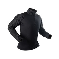 T-shirts tactiques à col rond en coton/polyester, élastiques, en tissu Ripstop, confortables, pour activités de plein air, chasse, uniformes de style Gen 2 Frog