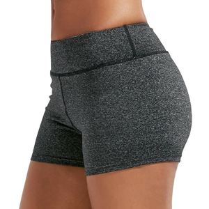 Shorts taille haute pour femmes, vêtements de sport et de fitness, 100% coton respirant, style hip hop, séchage rapide, poche latérale, logo personnalisé - Product Image 5