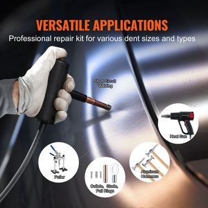 "300W Auto/Manual <b>Welding</b> Spot Welder Dent Puller <b>Kit</b> W/Heat Gun & Repair Tools for Auto Body 110V Home Use" - Product Image 4