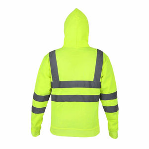 Sudadera de Seguridad Reflectante de Alta Visibilidad para Hombre, con Franjas Reflectantes, Precio de Fábrica OEM Personalizado - Product Image 6