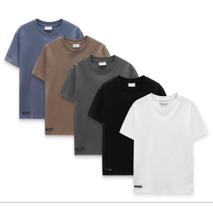 T-shirt unisexe pour homme, coupe classique, écologique, 180 grammes, 100% coton, logo imprimé personnalisé, MOQ 2 pièces - Product Image 1