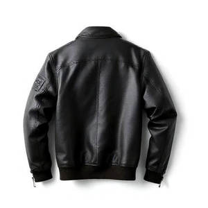 Veste en cuir pour dames Hiver Slim Black Real Lambskin High Quality Breathable Full Sleeve Racer Leather Jacket for Washed - Product Image 4