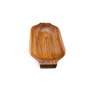 Plateau de service rectangulaire en bois de noyer de luxe, forme irrégulière, pour la décoration intérieure, durable et écologique, idéal pour le thé, vente en gros - Product Image 1