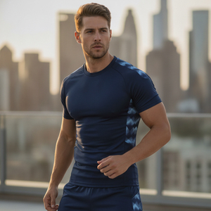 OEM Custom Sports <b>Compression</b> Uniform Spandex Fitness Set Breathable Anti Bacterial MMA Rash Guard Workout Gym Clothing - Product Image 5