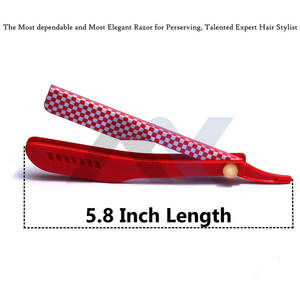 Navaja de Barbero de Acero Inoxidable de Marca Personalizada con Mecanismo Deslizante Plegable, Mango de Aleación Metálica y Funda - Calidad Premium - Product Image 5