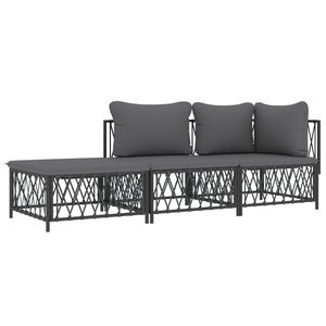 Set Lounge da Giardino Antracite - Product Image 3