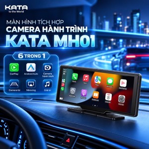 Moniteur de voiture à écran tactile de 10 pouces pour VinFast VF2 avec fonction de mise en miroir Android Auto, caméra embarquée intégrée, haute résolution - Product Image 4