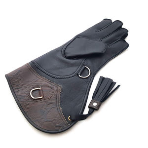 Guantes de Cetrería de Cuero, Ropa de Caza Forestal, Deportes al Aire Libre, Caza de Águilas, Caza de Aves, Guantes para Cetrería - Product Image 6